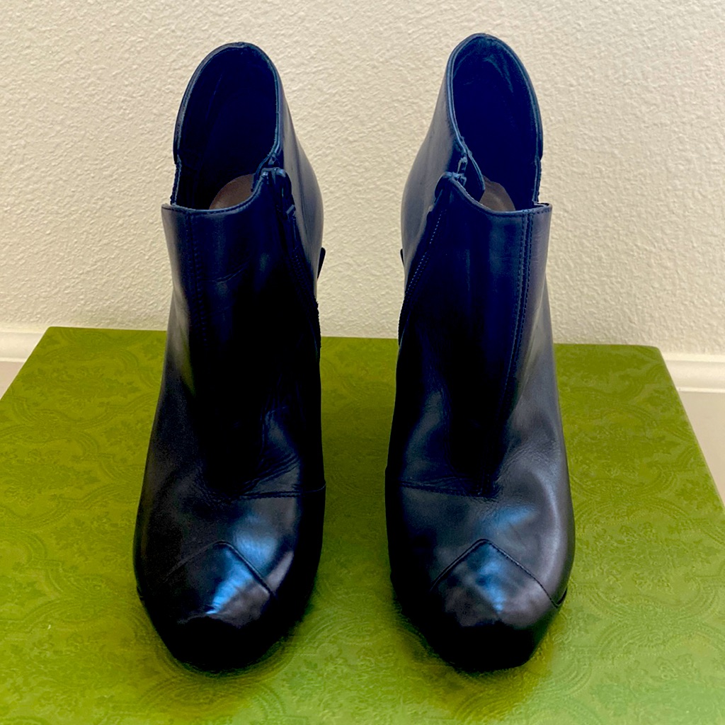 Nicholas Kirkwood Cut Out Wedge Bootie